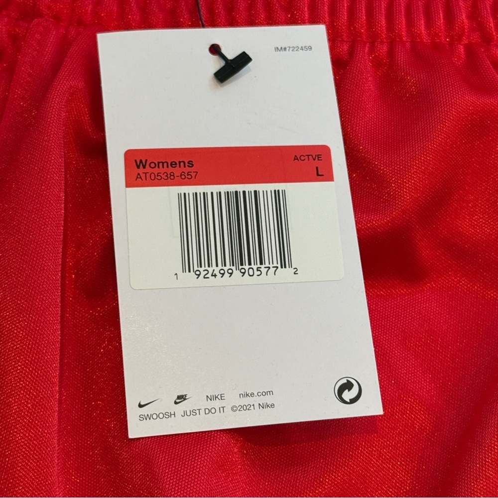 Nike Air Jordan Women’s Jumpman Basketball Shorts Red Large AT0538-657 NWT - Picture 14 of 14